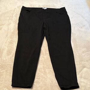 Lane Bryant high-rise super stretch jeggings size 24 (worn once) no fading